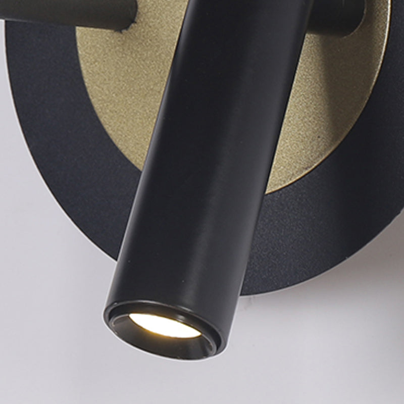 Luces de pared de forma de geometría de estilo contemporáneo de metal luces de montaje de pared de 2 luces