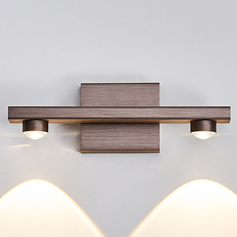 Postmodern Metal Vanity Light Straight Multi Light LED Mirror Light for Bathroom