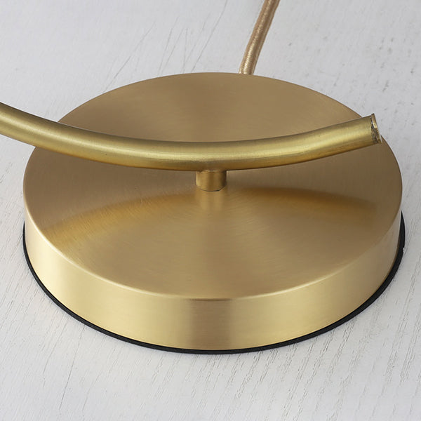 Glass Round Night Table Lamp Minimalist Style Table Light for Bedroom