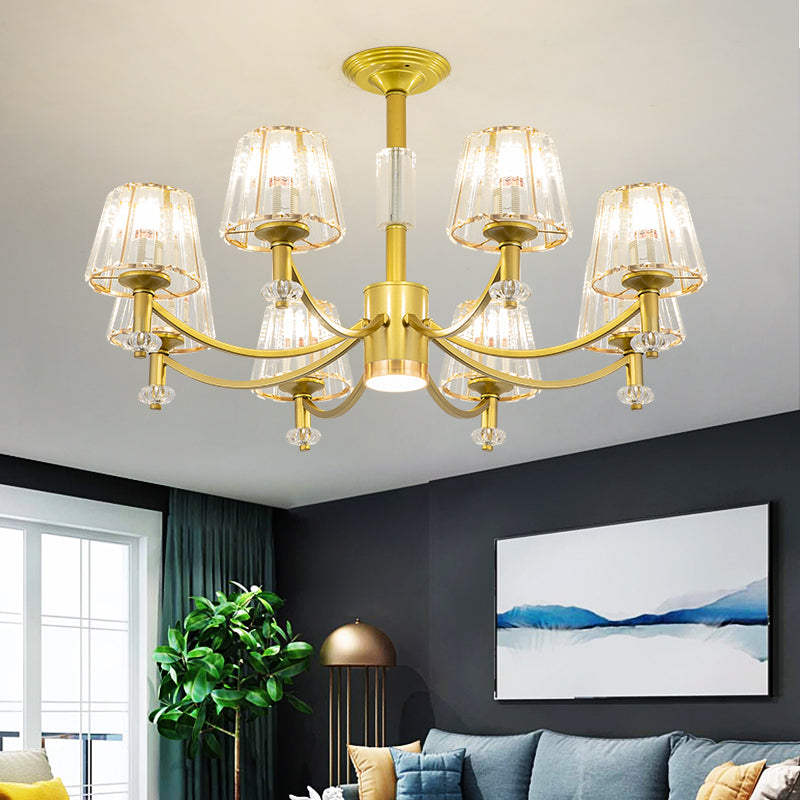 American Glass Chandelier Multi Light Chandelier Pendant for Dining Room
