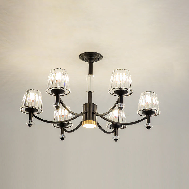 American Glass Chandelier Multi Light Chandelier Pendant for Dining Room