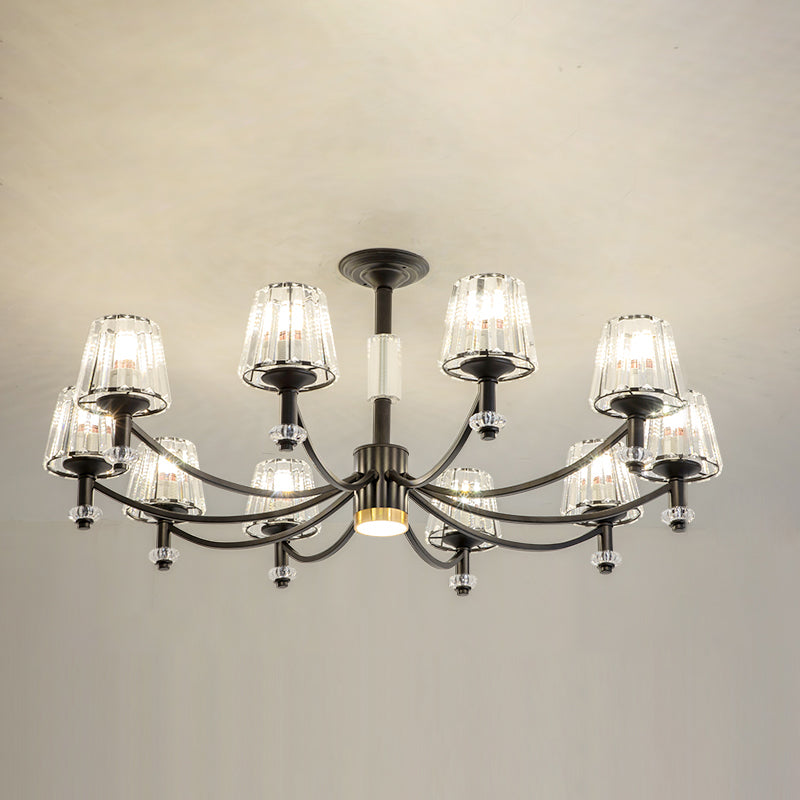 American Glass Chandelier Multi Light Chandelier Pendant for Dining Room