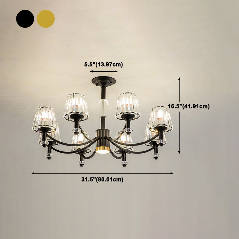 American Glass Chandelier Multi Light Chandelier Pendant for Dining Room
