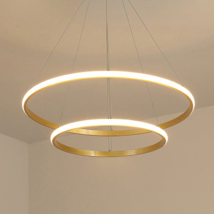 Modern Style Linear Shape Hanging Chandelier Metal Multi Light Hanging Lamp for Restaurant