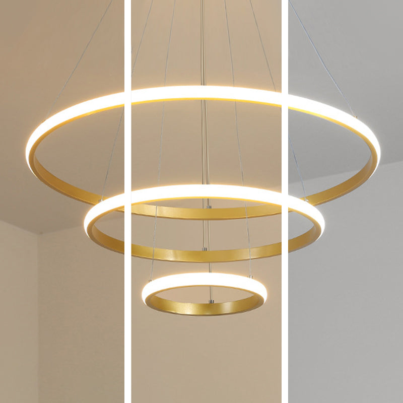 Modern Style Linear Shape Hanging Chandelier Metal Multi Light Hanging Lamp for Restaurant