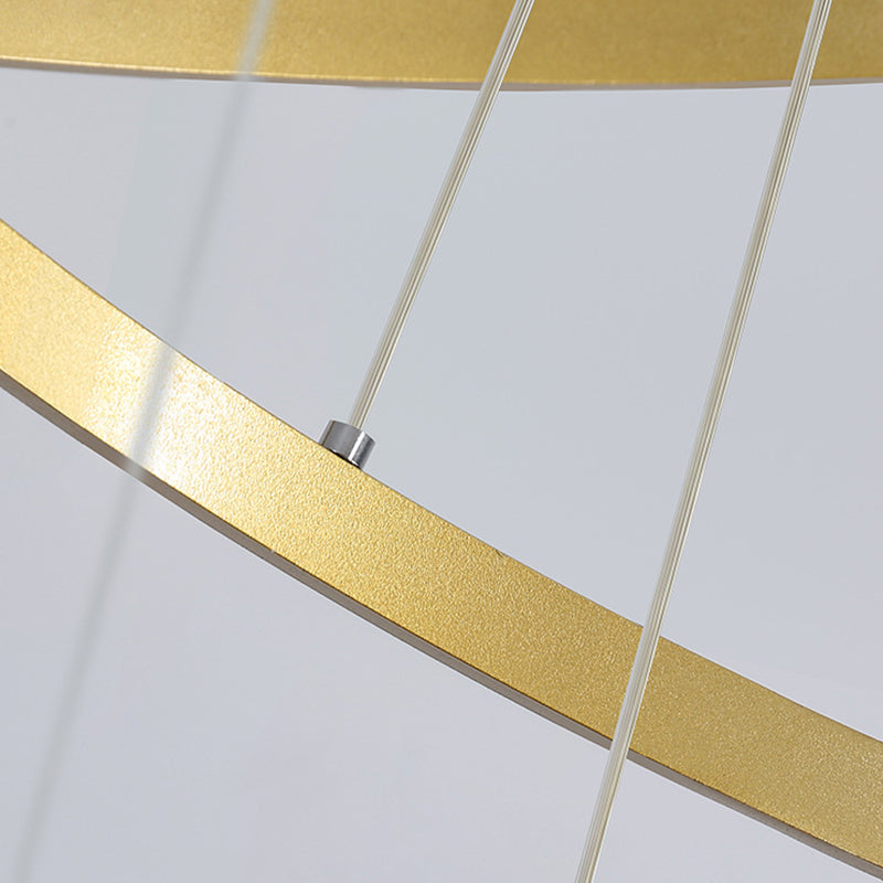 Modern Style Linear Shape Hanging Chandelier Metal Multi Light Hanging Lamp for Restaurant