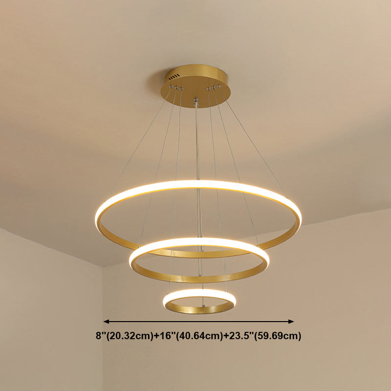 Modern Style Linear Shape Hanging Chandelier Metal Multi Light Hanging Lamp for Restaurant