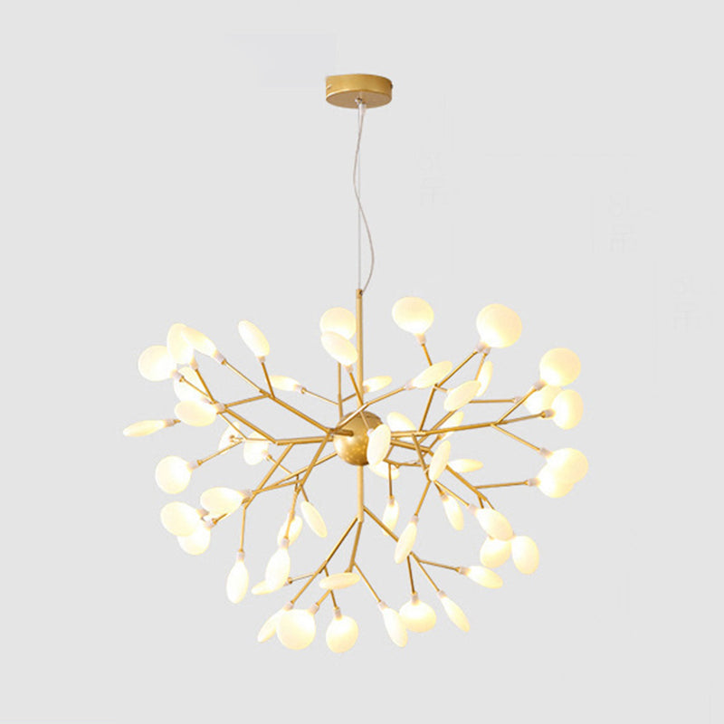 Metal Branch Pendant Lighting Modern Style Multi Lights Hanging Lamp