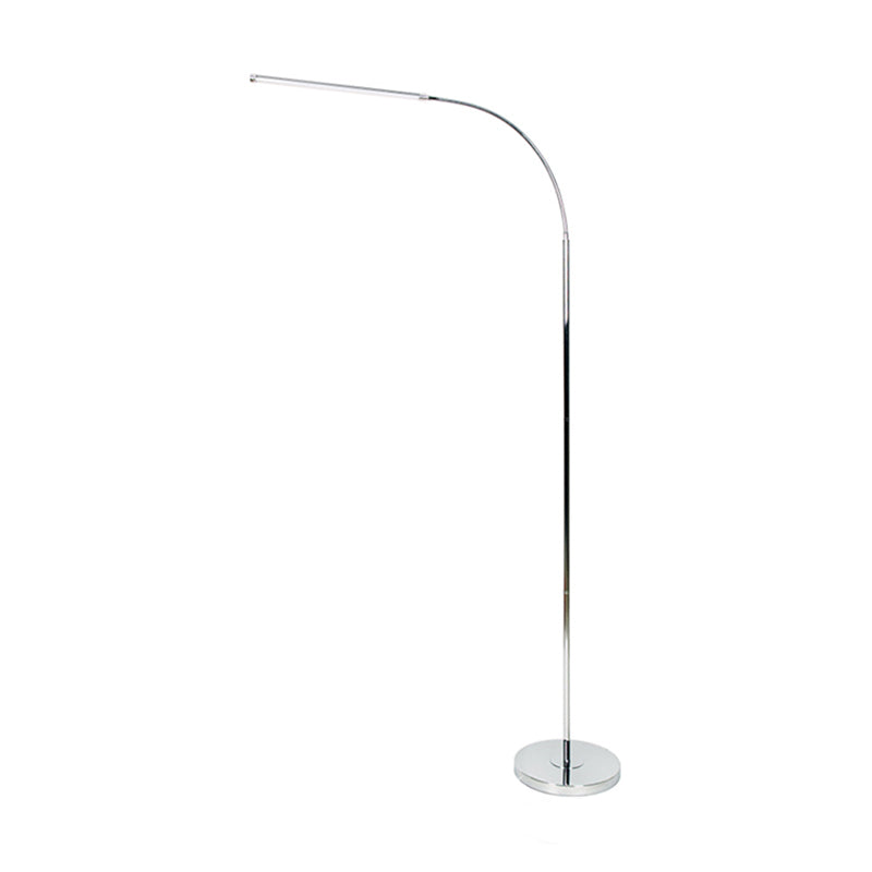 Modern Simple Floor Light 1-Light LED Floor Standing Light with Acrylic Shade