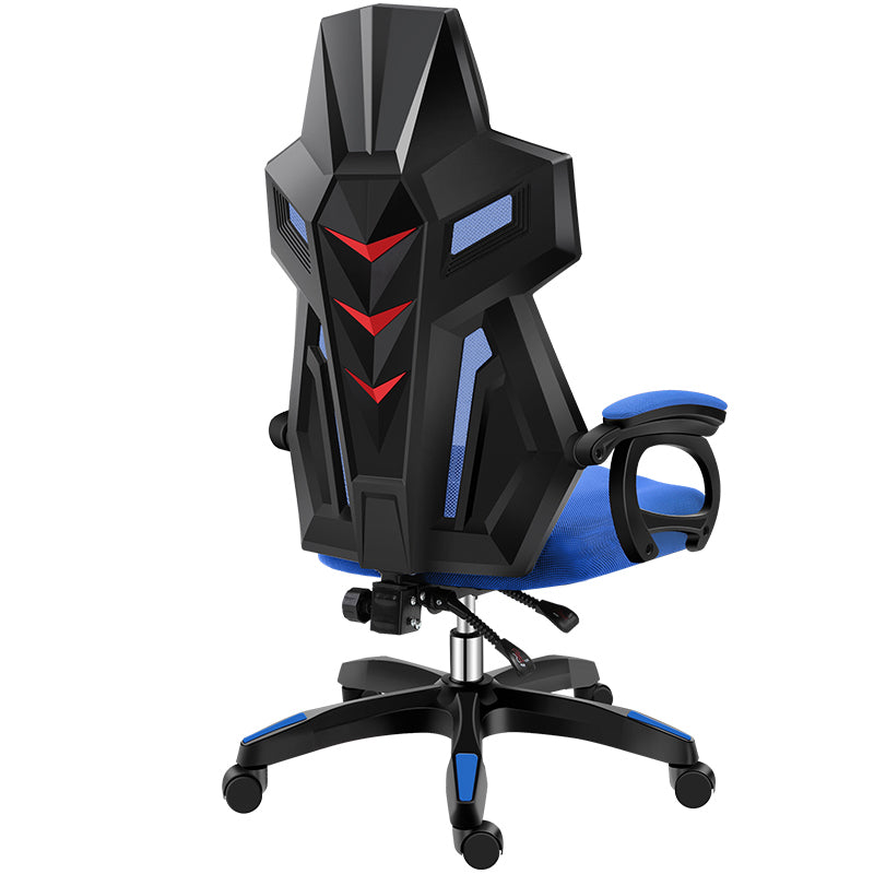 Modern Nylon Frame Gaming Chair Swivel Computer Desk Chair with Padded Arms