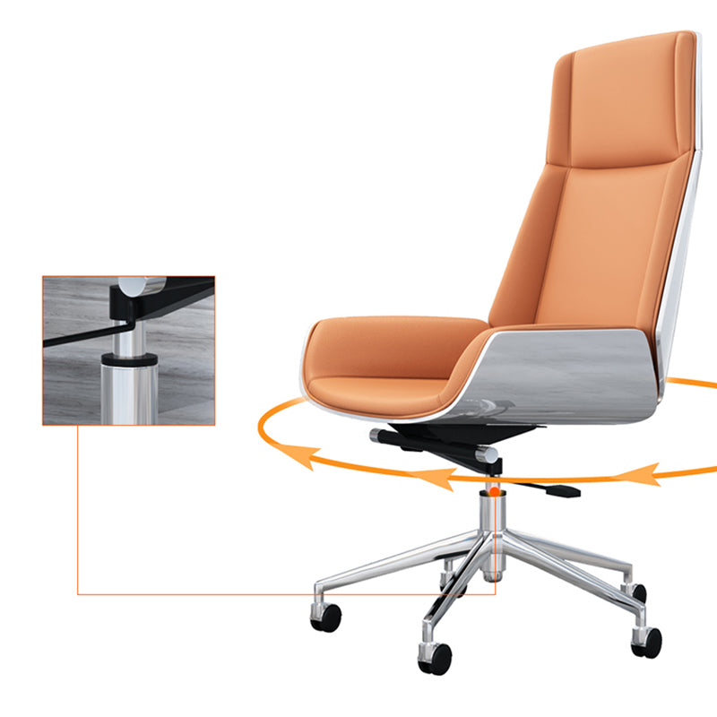 Metal Frame Modern Office Chair Executive Ergonomic Desk Chair