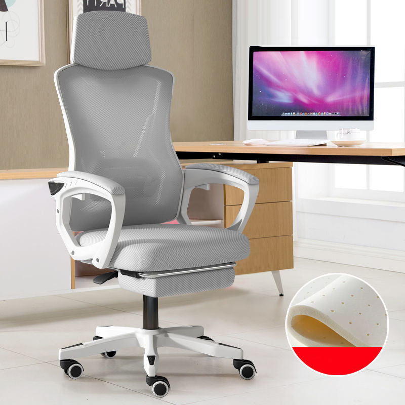 High Back Office Chair with Sponge Seat Adjustable Armrest and Height Office Chair