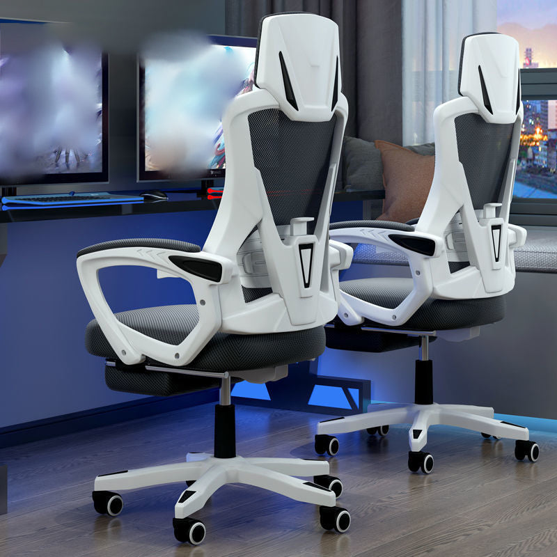 High Back Office Chair with Sponge Seat Adjustable Armrest and Height Office Chair