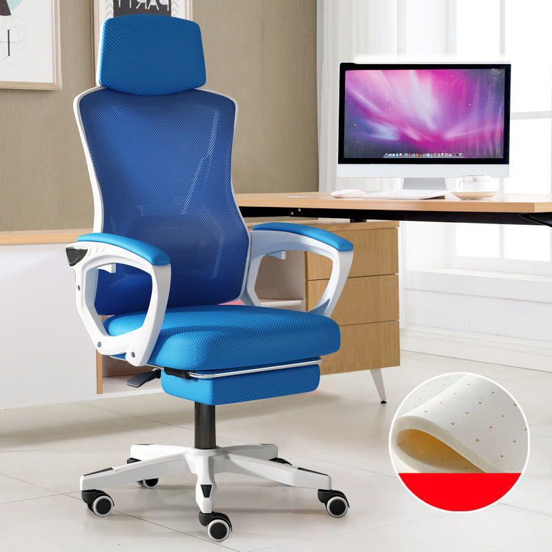 High Back Office Chair with Sponge Seat Adjustable Armrest and Height Office Chair