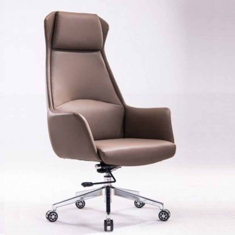 Modern Computer Task Chair Height-adjustable Office Chair with Upholstered