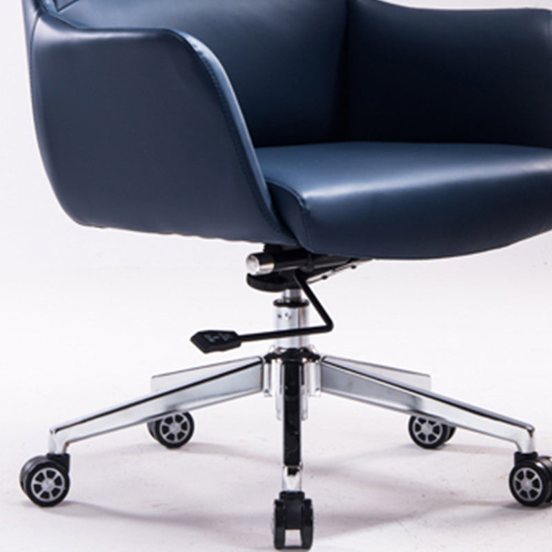 Modern Computer Task Chair Height-adjustable Office Chair with Upholstered