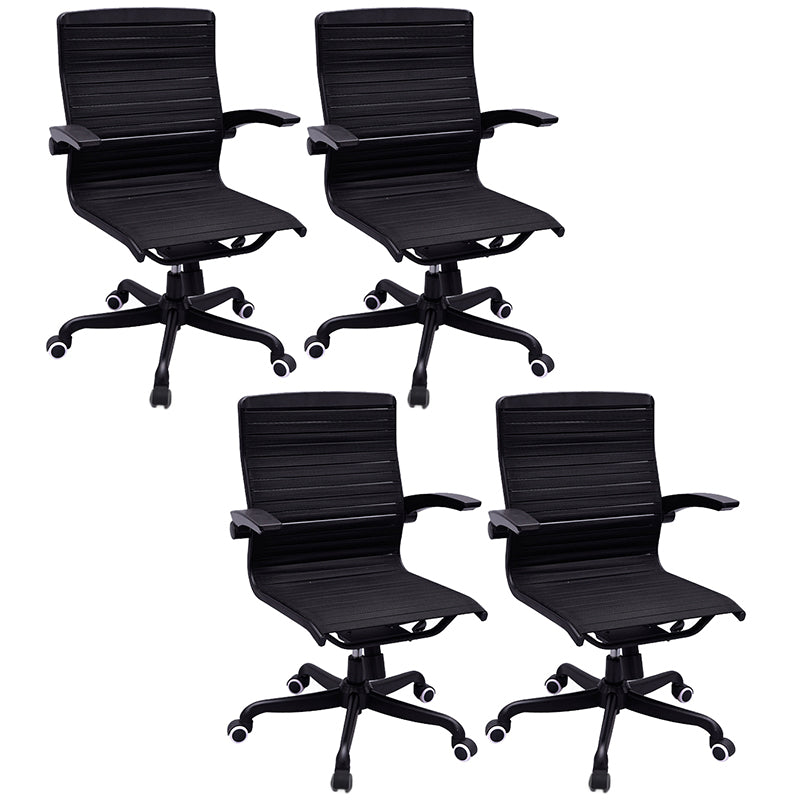 Modern Computer Ergonomic Task Chair Height-adjustable Office Chair with Arms