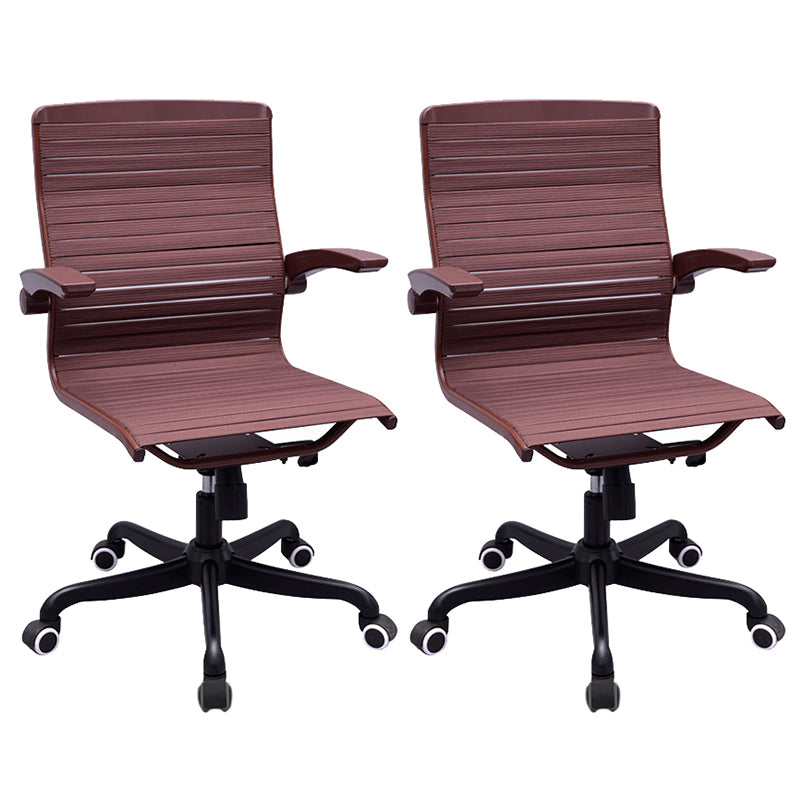 Modern Computer Ergonomic Task Chair Height-adjustable Office Chair with Arms