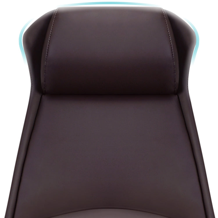 Faux Leather Executive Chair High Back Adjustable Swivel Office Chair