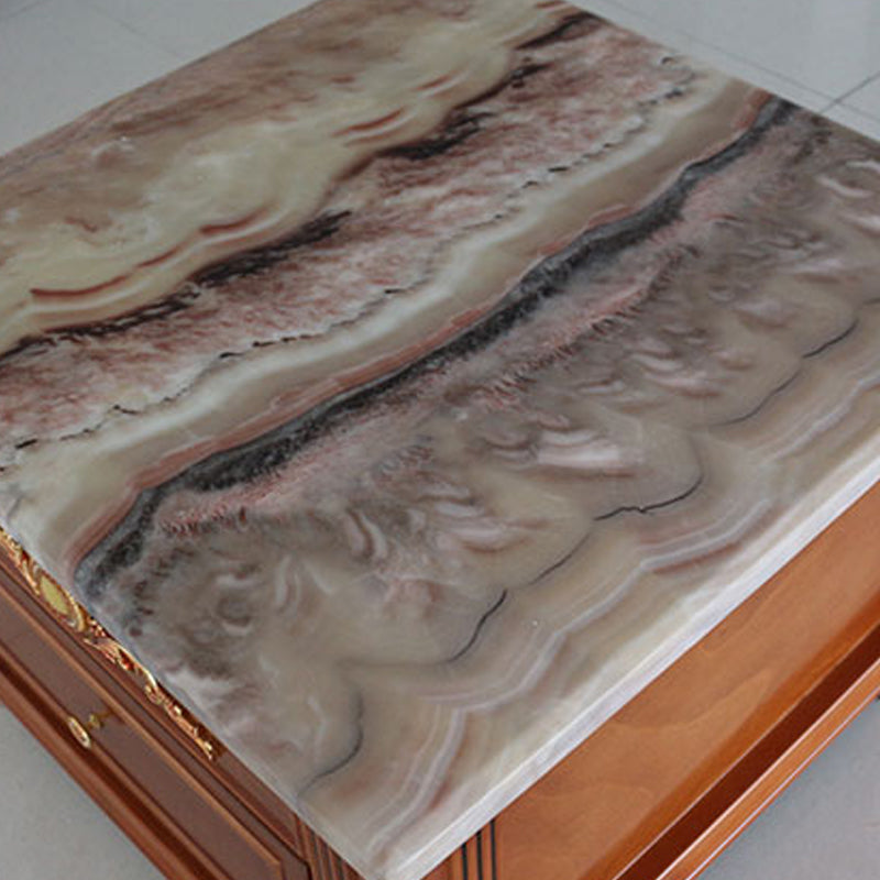 Square End Table with Drawer Traditional Sofa Side End Table for Living Room