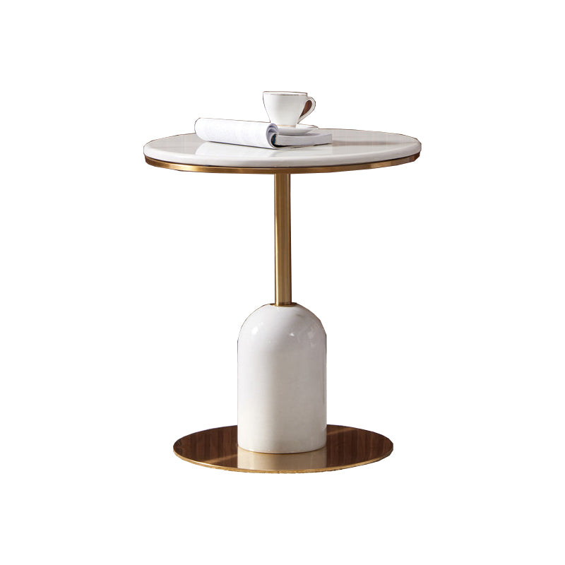 Gorgeous Square Steel Trestle End Table with no Wheel for Living Room