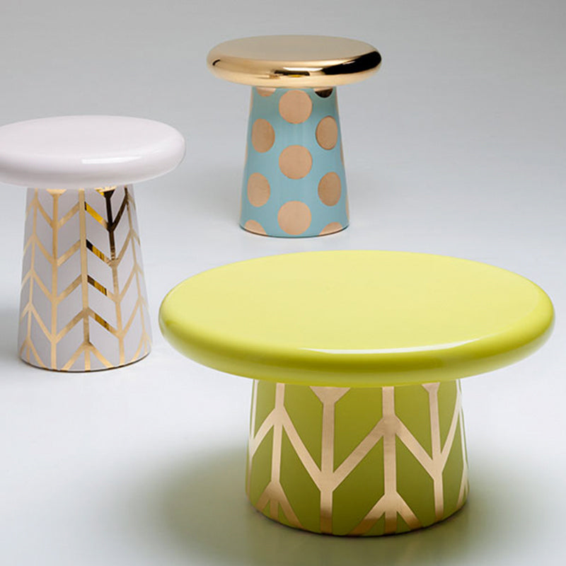 Nordic Style Drum Sofa End Table Accent Sofa End Side Table for Living Room