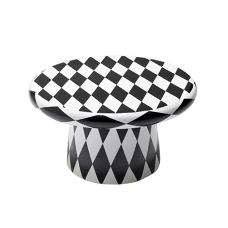 Nordic Style Drum Sofa End Table Accent Sofa End Side Table for Living Room