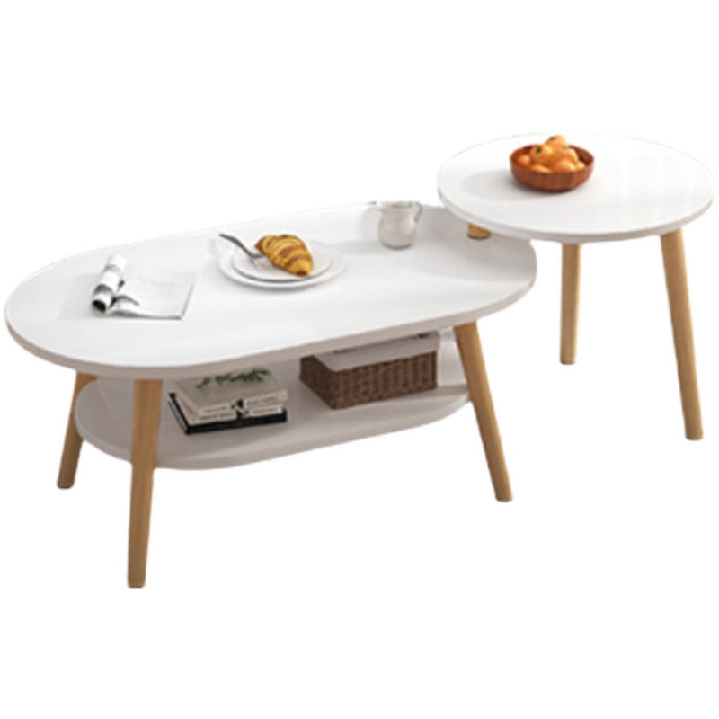 4 Legs Base Design Wood-based Finish Material Round/square Coffee Table