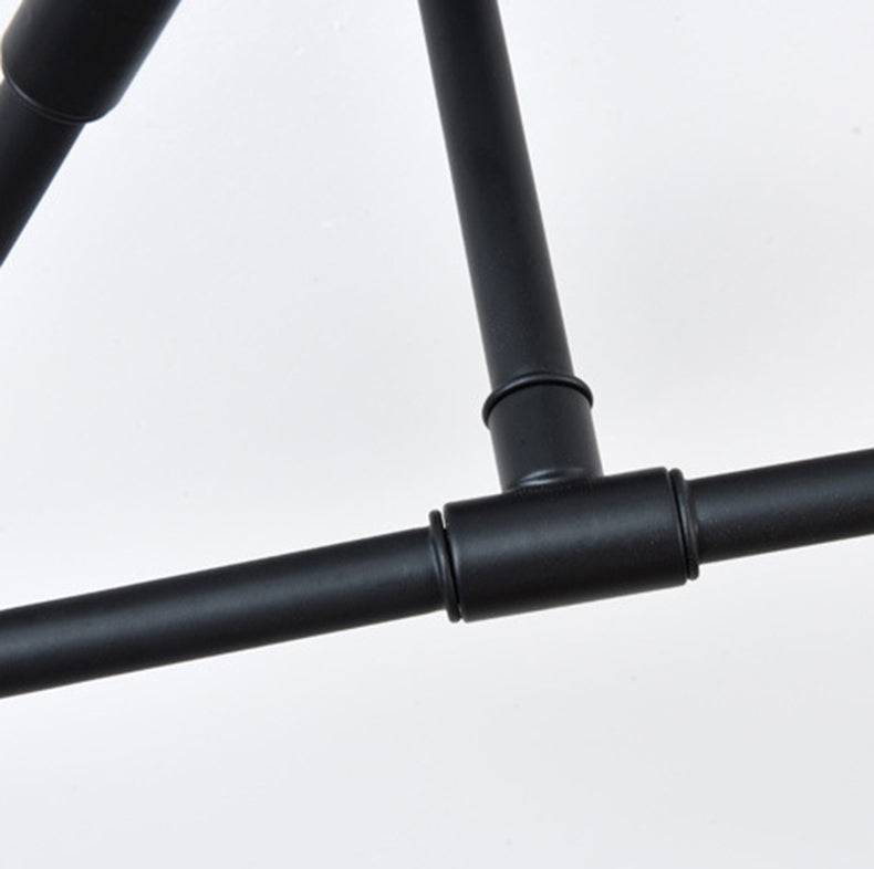 Metal Sputnik Shade Flush Ceiling Light Modern Style 6 Lights Flush Mount Fixture