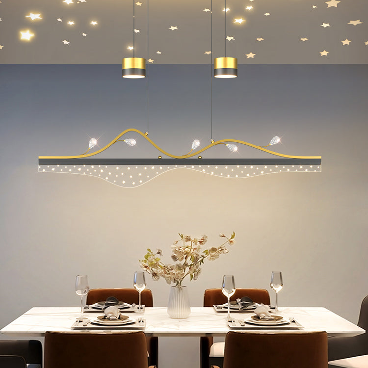 Contemporary Style Cylinder Island Lighting Metal Island Lighting Fixtures