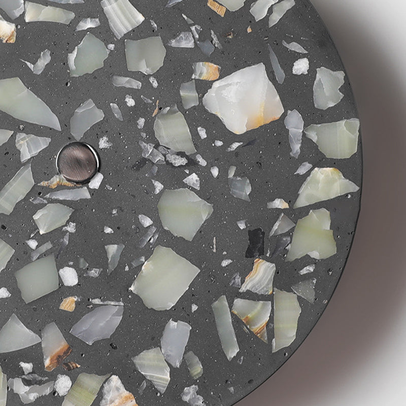 Nordic Cement Wall Light Round Colorful LED Wall Sconce for Living Room