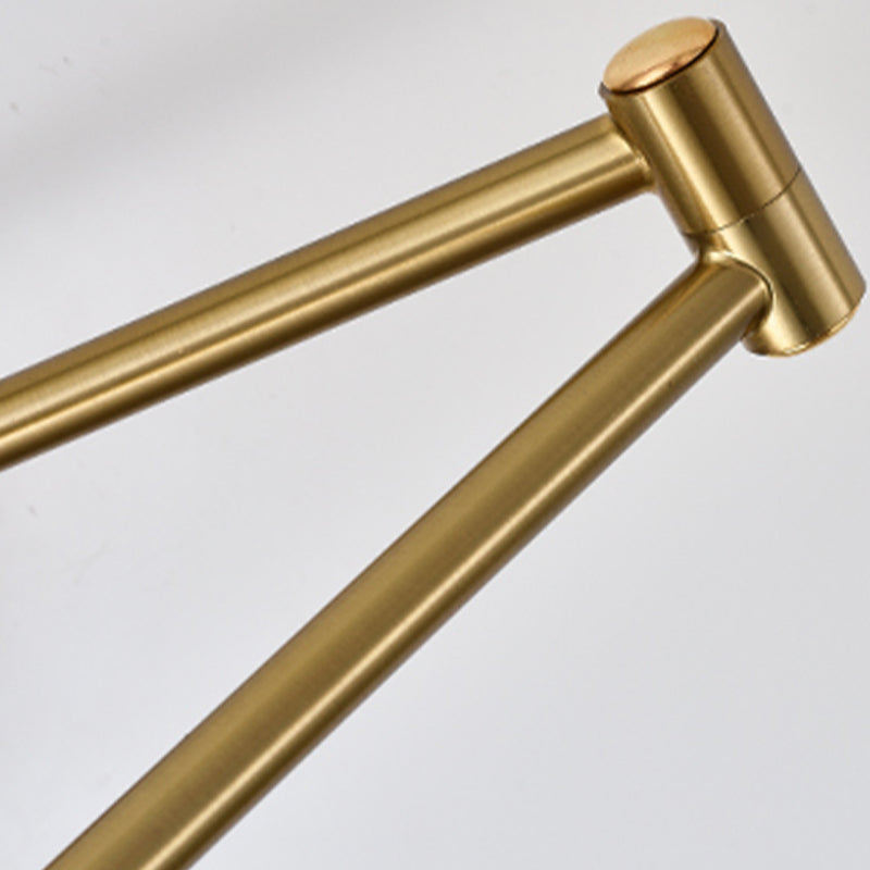 Modern Metal Wall Light Geometric Swing Arm Wall Sconce for Living Room