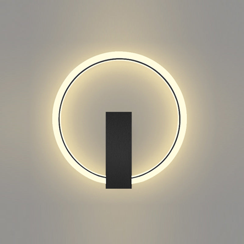 Runde Form Metallwand Licht moderner Stil 1 Lichtwandhalterung Licht