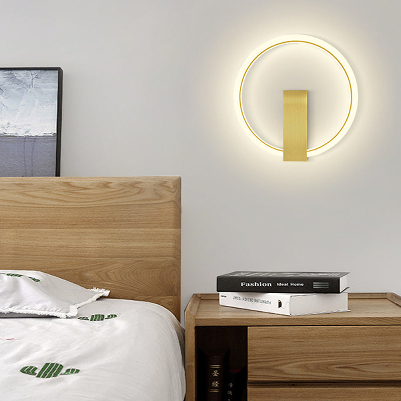 Runde Form Metallwand Licht moderner Stil 1 Lichtwandhalterung Licht