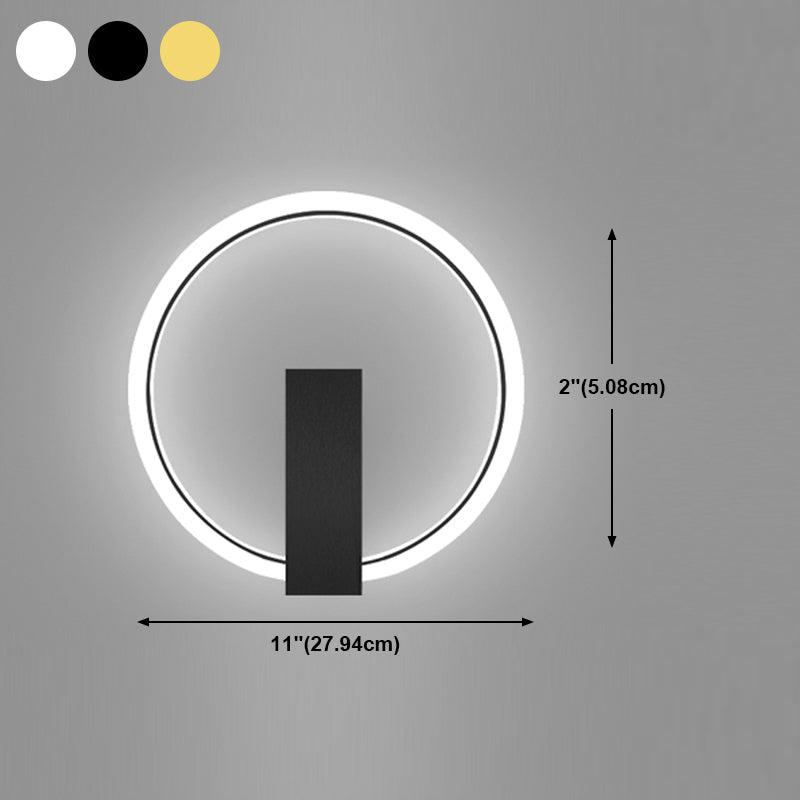 Runde Form Metallwand Licht moderner Stil 1 Lichtwandhalterung Licht