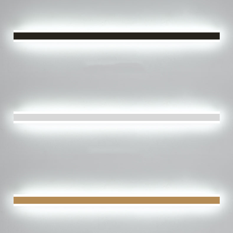 Metal Linear Shape Wall Light Modern Style 1-Light Wall Mounted Light