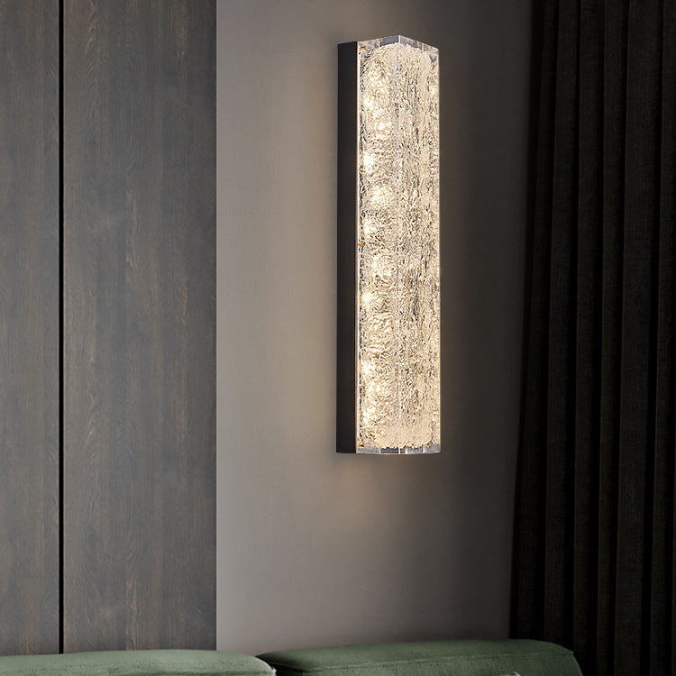 Modern Style Geometry Shape Wall Sconce Metal 1 Light Sconce Lighting for Living Room