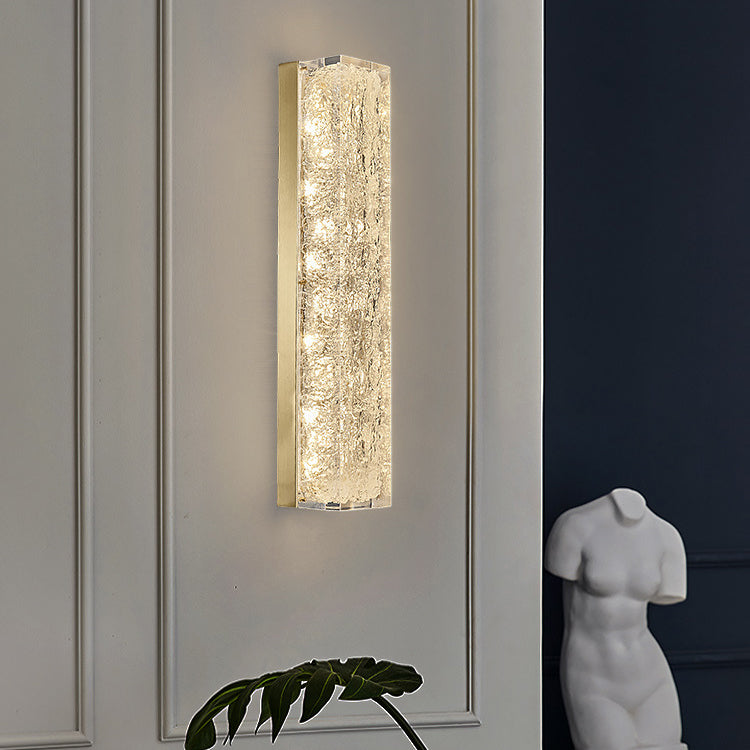 Modern Style Geometry Shape Wall Sconce Metal 1 Light Sconce Lighting for Living Room