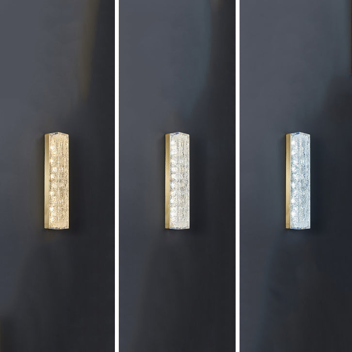 Modern Style Geometry Shape Wall Sconce Metal 1 Light Sconce Lighting for Living Room