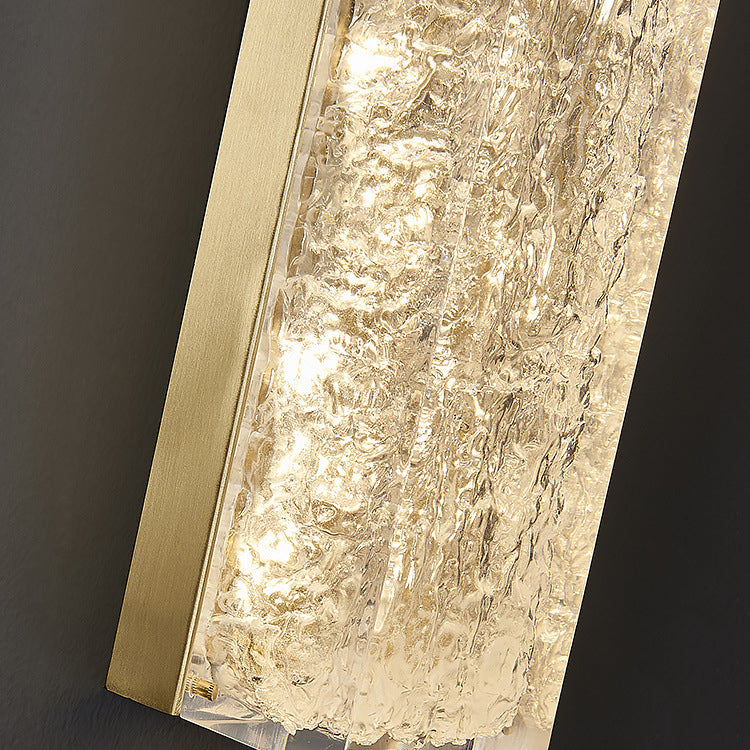 Modern Style Geometry Shape Wall Sconce Metal 1 Light Sconce Lighting for Living Room