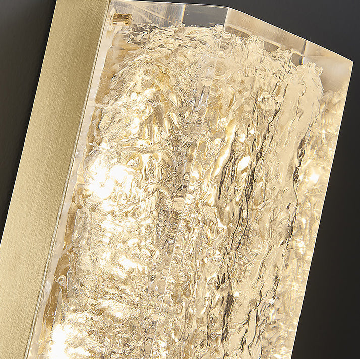 Modern Style Geometry Shape Wall Sconce Metal 1 Light Sconce Lighting for Living Room