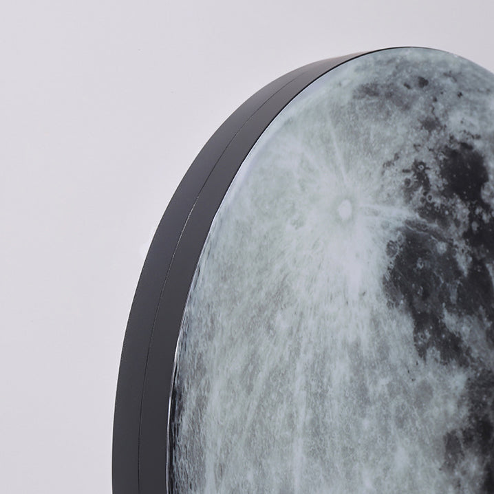 Modern Style Wall Light Sconce Creative Moon-shaped Wall Light Fixture for Bedroom