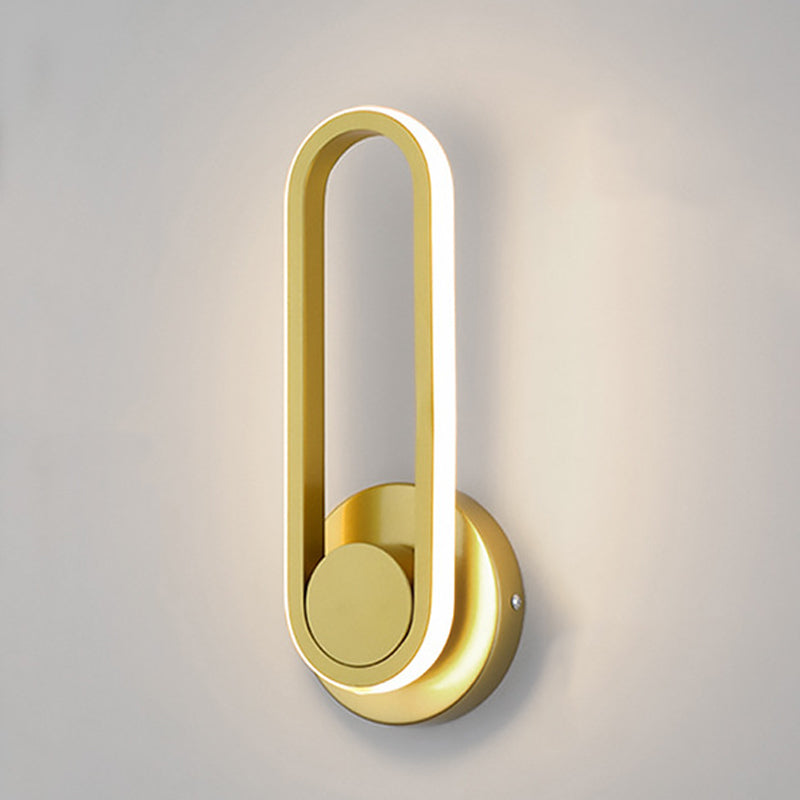 Modern Style Wall Sconce Rotatable LED Wall Mount Lamp for Living Room