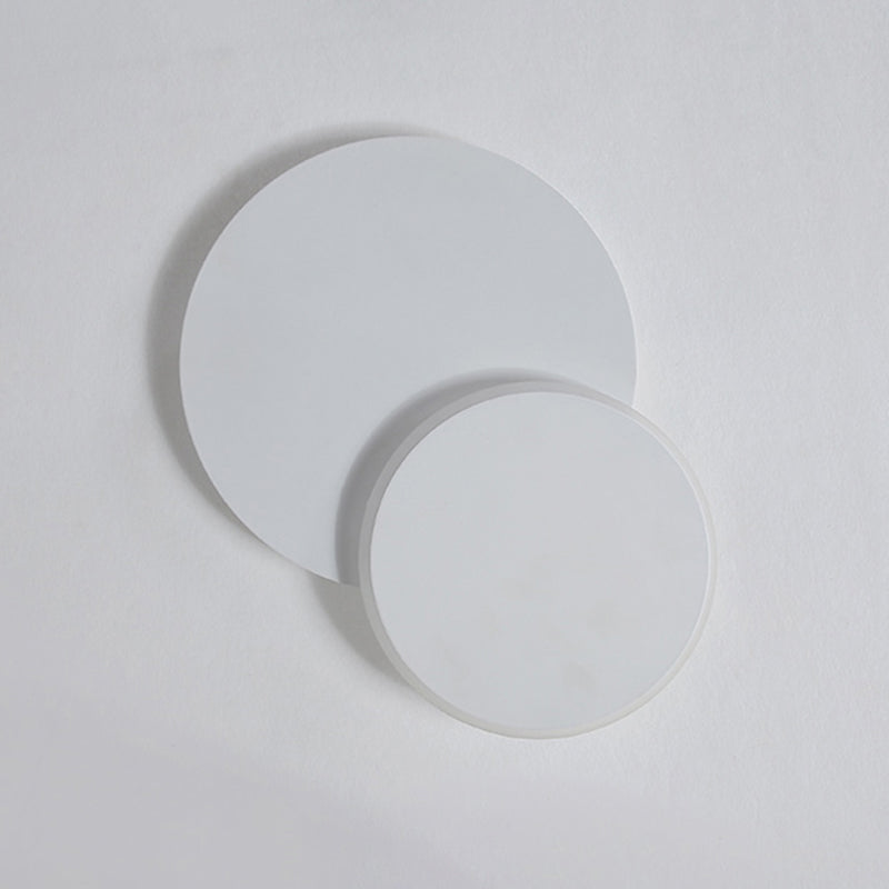 Modern Style Circle Shape Wall Sconce Metal 1 Light Wall Lighting for Bedroom