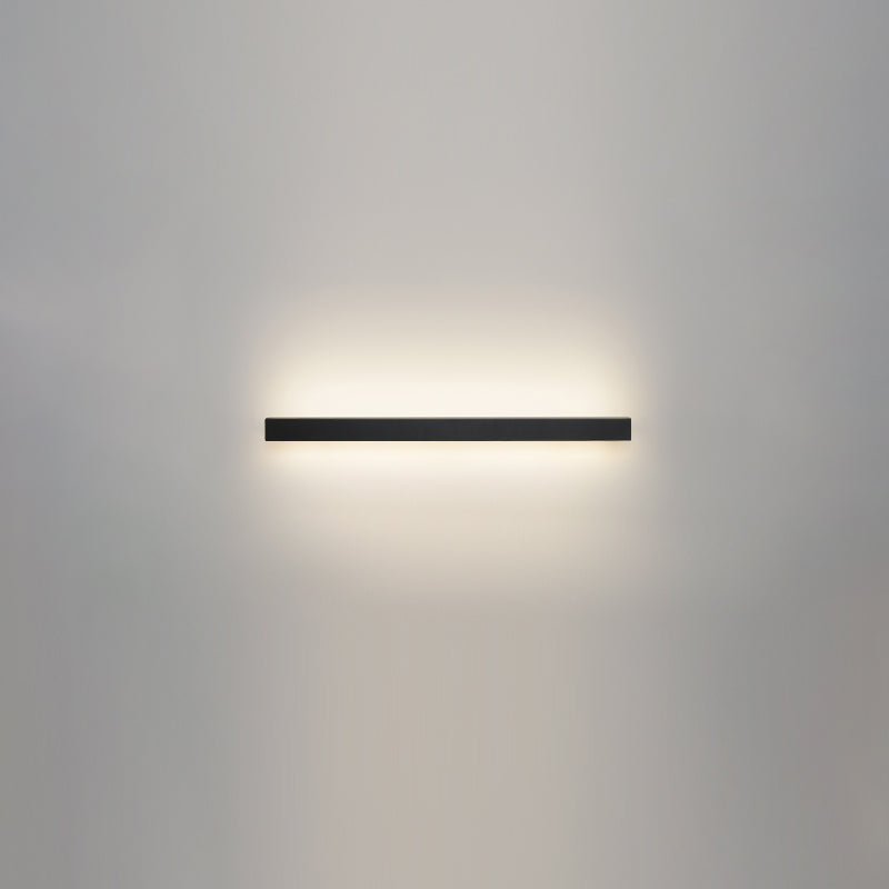 Metal Linear Shape Wall Light Modern 1-Light Wall Mounted Light Fixtures