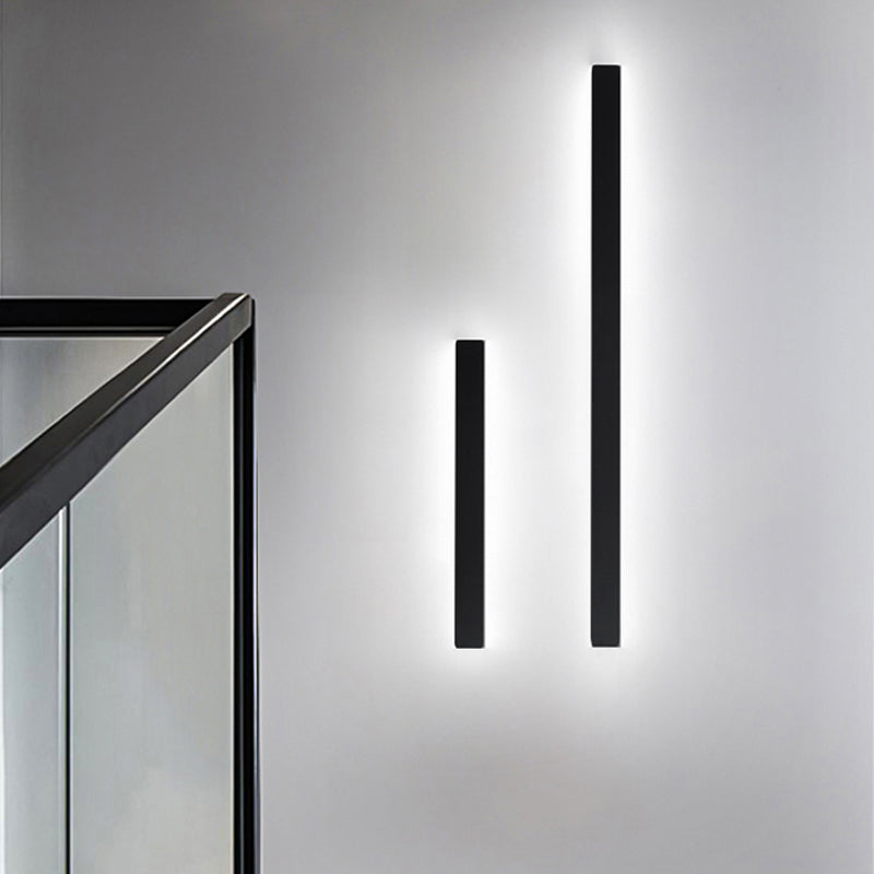 Metal Linear Shape Wall Light Modern 1-Light Wall Mounted Light Fixtures