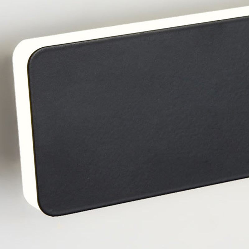 Metal Linear Shape Wall Light Modern 1-Light Wall Mounted Light Fixtures