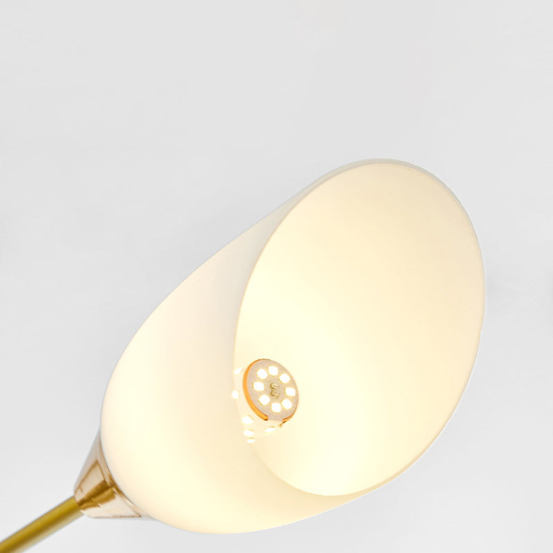 Modern Chandelier Minimalism Glass Shade Hanging Lighting Fixture for Sitting Room