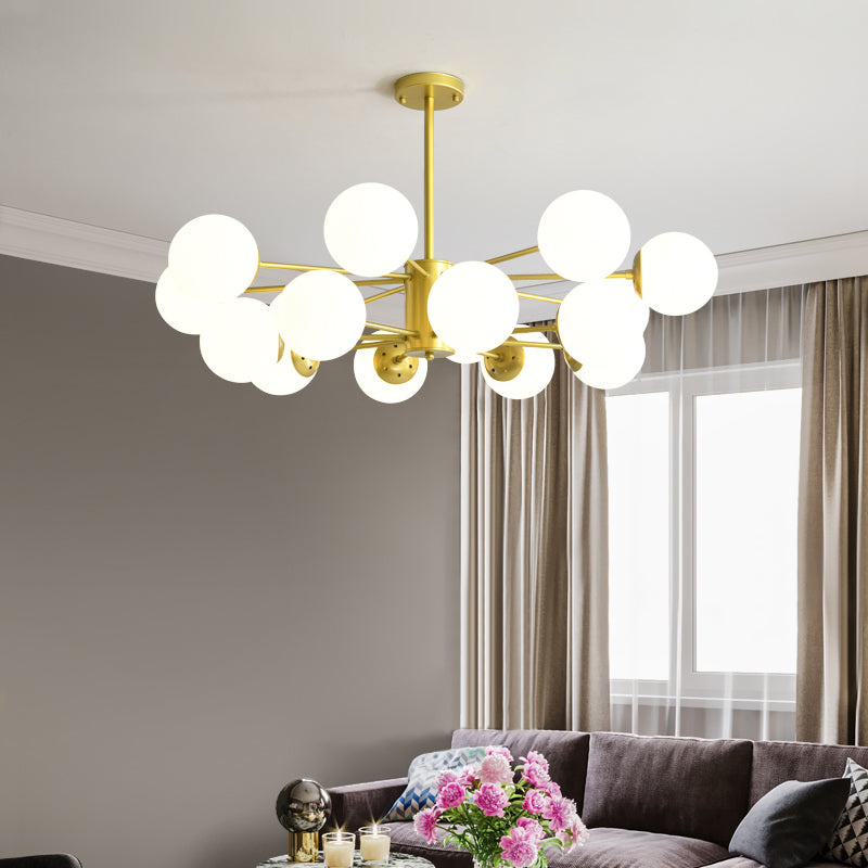 Contemporary Spherical Pendant Chandeliers Glass Chandelier Lighting Fixtures