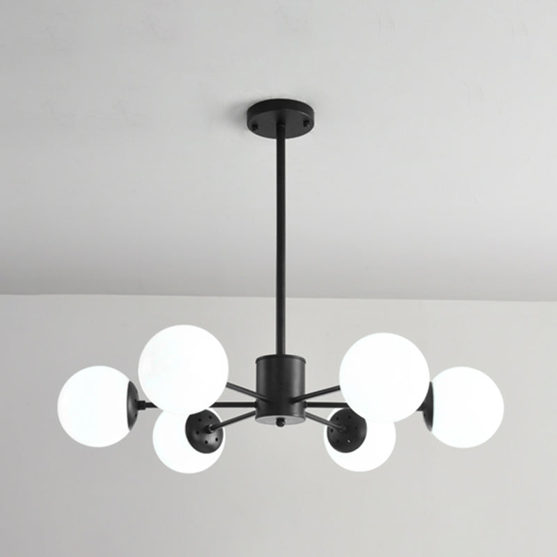 Contemporary Spherical Pendant Chandeliers Glass Chandelier Lighting Fixtures